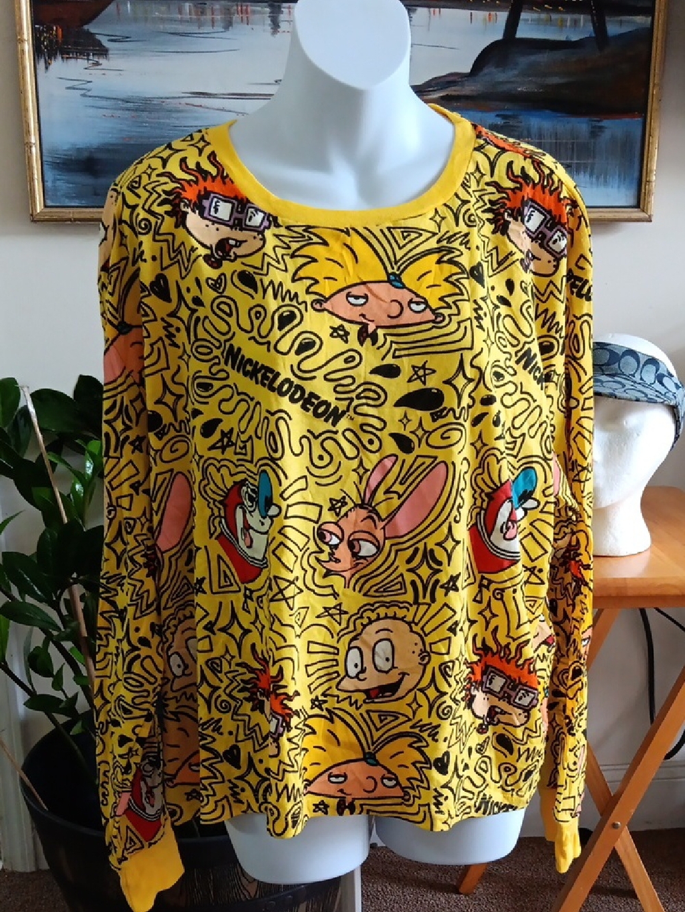 Rugrats Nickelodeon Cartoon Graphic shirt High/low Hem 2X